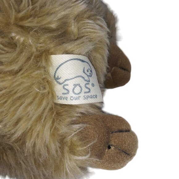 Save Our Space Brown Marmot Wombat Stuffed Animal 8 Inch Plush 2003 - Picture 8 of 10